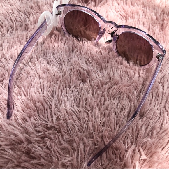 New oval Sunnies retro sunglasses lavender - Picture 5 of 7